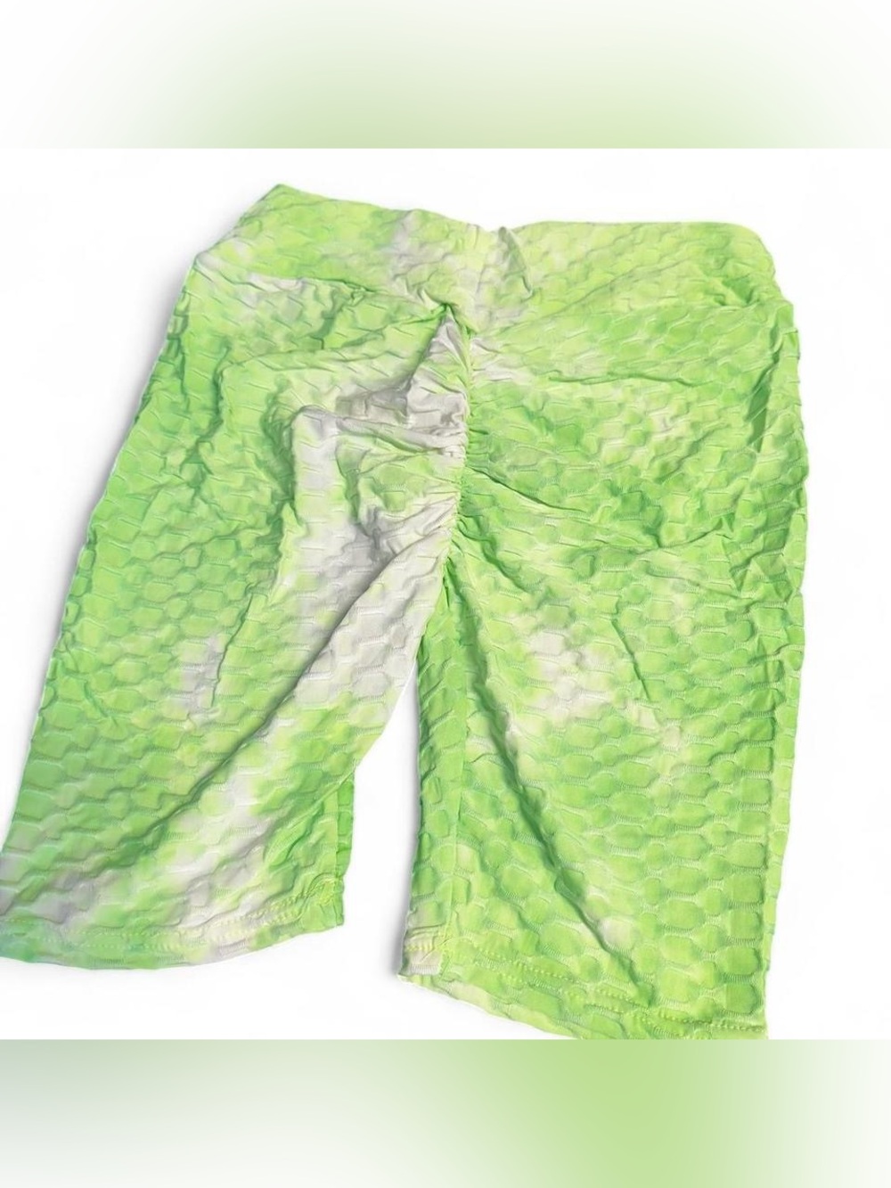 NWT‎ Butt Lifting Tie Dye Honeycomb Activewear Shorts S/M